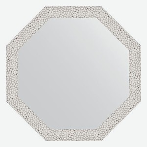 Зеркало в багетной раме Evoform чеканка белая 46 мм 53x53 см