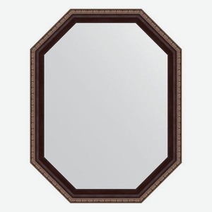 Зеркало в багетной раме Evoform махагон с орнаментом 50 мм 54x69 см