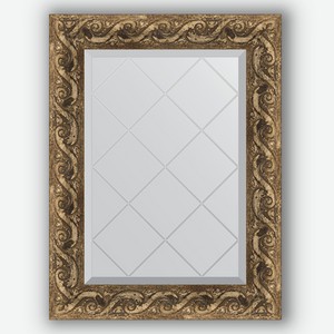 Зеркало с гравировкой в багетной раме Evoform фреска 84 мм 56x73 см