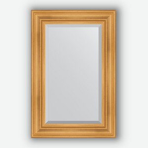 Зеркало с фацетом в багетной раме Evoform травленое золото 99 мм 59х89 см