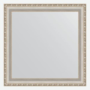 Зеркало в багетной раме Evoform версаль серебро 64 мм 65х65 см