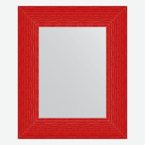 Зеркало в багетной раме Evoform красная волна 89 мм 47x57 см
