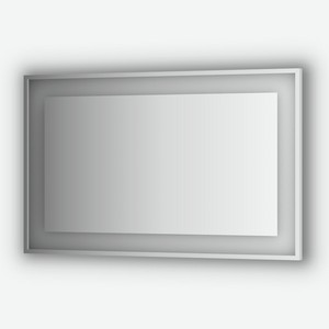 Зеркало в багетной раме со встроенным LED-светильником 29,5 W 120x75 см Evoform