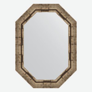 Зеркало в багетной раме Evoform серебряный бамбук 73 мм 58x73 см
