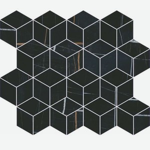 Декор Kerama Marazzi Греппи черный мозаичный T01714026 45х37,5 см
