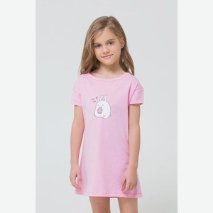 Сорочка для девочки CROCKID р.104 цв.крапинка на розовой вишне арт.к 1145