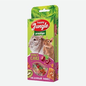Лакомства для грызунов Happy Jungle Prestige медовый микс 95 г