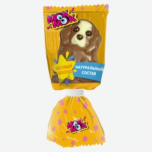 Шоколад молочный «Мок-Мок» фигурный на палочке Собачки, 24 г