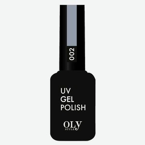 Гель-лак для ногтей UV Olystyle OLS-GL серый тон 002, 10 мл