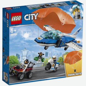 Конструктор LEGO City 60208 Лего Город Воздушная полиция: Арест парашютиста