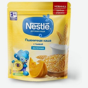 Каша детская Nestle Моя 1-ая каша Продолжаем прикорм молочная пшеничная с тыквой, с 5 месяцев, 220 г
