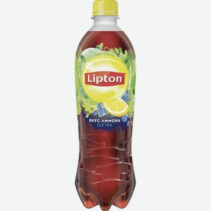 Чай холодный черный Lipton Лимон, 0.5 л, 12 шт