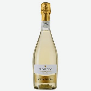 Вино игристое Prosecco Casa Defra белое брют 11% 0,75 л