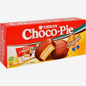 Пирожное Orion Choco Pie в глазури 6шт*30г
