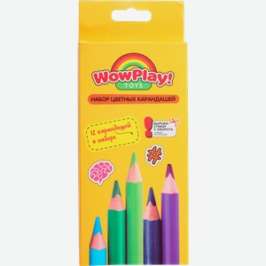 Набор цветных карандашей Wow Play 12шт