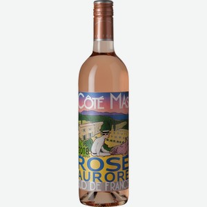 Вино Коте Мас Розе Орор Пэи д Ок МОЛОДОЕ розовое сухое 4,5-15% 0,75л (Франция)