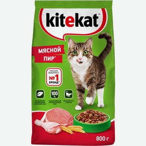 Сухой корм для кошек Kitekat Мясо