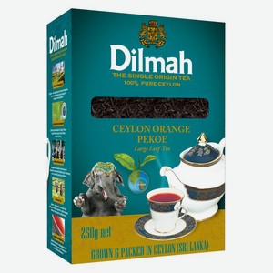Чай Dilmah Цейлонский, черный крупный листовой