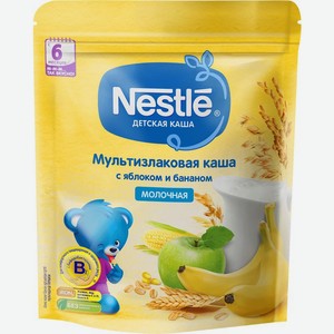 Каша Nestle молочная мультизлаковая с яблоком и бананом с 6 мес