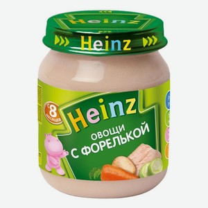 Пюре Heinz Овощи с форелькой с 8 месяцев
