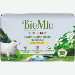 Мыло туалетное Biomio экологичное Литсея и Бергамот