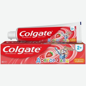 Зубная паста Colgate Доктор Заяц со вкусом клубники
