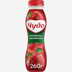 Йогурт питьевой Чудо Клубника-Земляника 1,9%