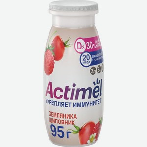 Продукт кисломолочный земляника-шиповник Actimel 1,5%