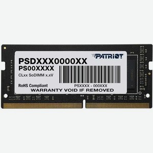 Оперативная память Patriot Signature PSD416G266681S DDR4 - 16ГБ 2666, для ноутбуков (SO-DIMM), Ret