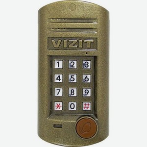 Аудиопанель VIZIT БВД-315R, накладная, бронзовый