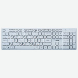 Клавиатура Acer OKW123, USB, белый [zl.kbdee.00d]