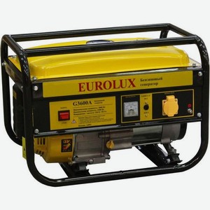 Бензиновый генератор EUROLUX G3600A, 220 В, 2.8кВт [64/1/37]