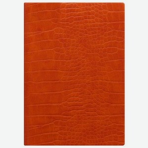 Ежедневник Letts Croc, A5, кремовые страницы, оранжевый