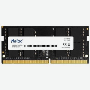 Оперативная память NETAC Basic NTBSD4N26SP-16 DDR4 - 16ГБ 2666, для ноутбуков (SO-DIMM), Ret