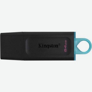 Флешка USB Kingston DataTraveler Exodia 64ГБ, USB3.2, черный и голубой [dtx/64gb]