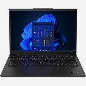 Ноутбук Lenovo ThinkPad X1 Carbon G10, 14 , IPS, Intel Core i5 1240P 1.7ГГц, 12-ядерный, 16ГБ LPDDR5, 512ГБ SSD, Intel Iris Xe graphics , Windows 11 Professional, черный [21ccsbjq00]