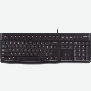 Клавиатура Logitech K120, USB, черный [920-002508]