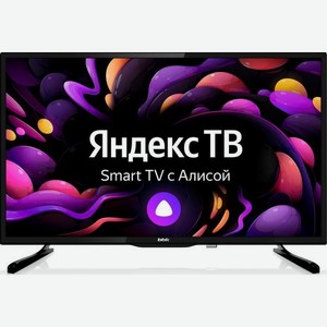 31.5  Телевизор BBK 32LEX-7280/TS2C, HD, черный, СМАРТ ТВ, Яндекс.ТВ