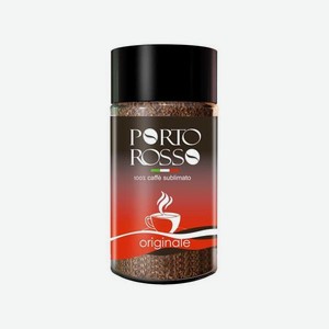 Кофе <PORTO ROSSO> ORIGINAL растворимый сублимированный 90г ст/б Россия