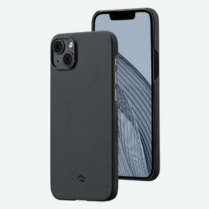 Чехол Pitaka для Apple iPhone(14KI1401A) черный/ серый