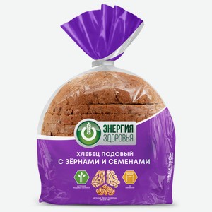 Хлеб Энергия Здоровья подовый, 300г Россия