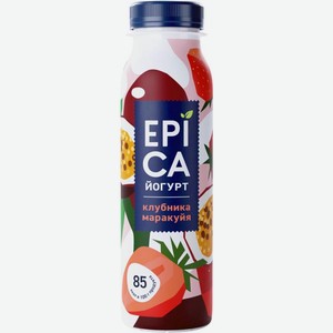 Йогурт питьевой Epica Клубника Маракуйя 2.5% 260мл