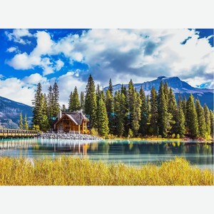 Картина по номерам 30х40 см Пейзаж с зеркально чистым озером ХК-4814