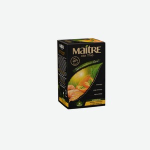 Чай зеленый Maitre de The имбирь лемонграсс и цедра апельсина пакетированный 20х2 г