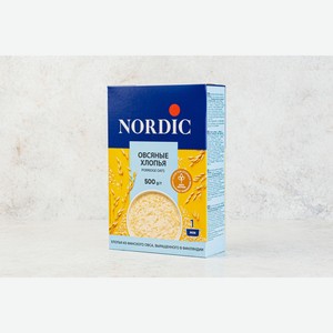 Хлопья Nordic овсяные из цельного зерна 500 г