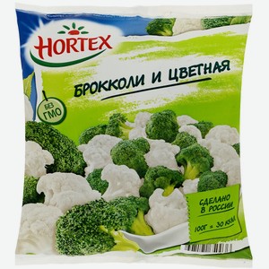 Смесь овощная Hortex брокколи и цветная капуста, 400 г