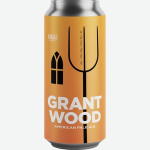 Пиво New Riga s Brewery Grant Wood Apa, 0.45л Россия