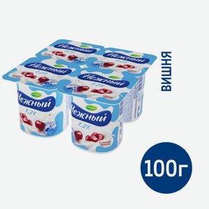 Йогуртный продукт Нежный с соком вишни, 1.2% 100г Россия