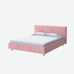 Мягкая Кровать Novo (Ткань: Велюр Casa Жемчужно-розовый) 160x200
