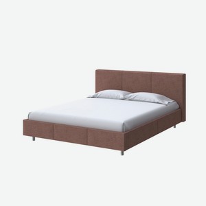 Мягкая Кровать Novo (Ткань: Жаккард Tesla Брауни) 140x200